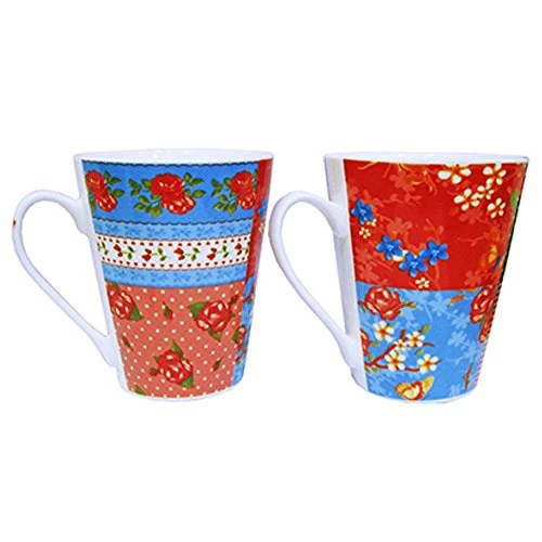 CANECA PORC 280ML DMP4954 FLORES SORT