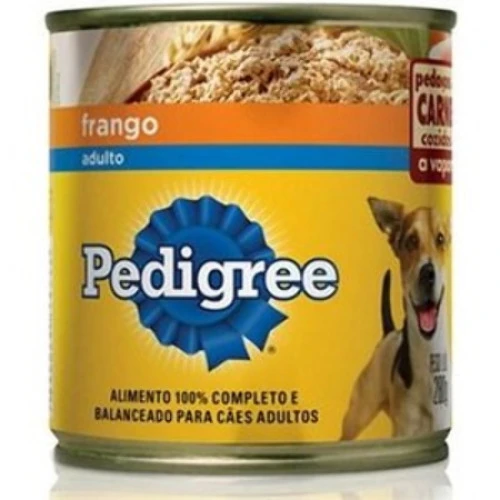 PATÊ PARA CÃES ADULTOS FRANGO PEDIGREE LATA 280G