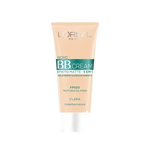 BB CREAM EFEITO MATTE FPS 50 CLARA LORL PARIS CAIXA 30ML