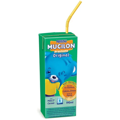 BEBIDA LÁCTEA NESTLÉ MUCILON PRONTINHO ORIGINAL 190ML