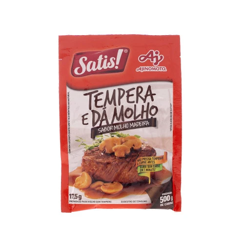 TEMP SATIS PRATOS INCR MOLHO MADEIRA