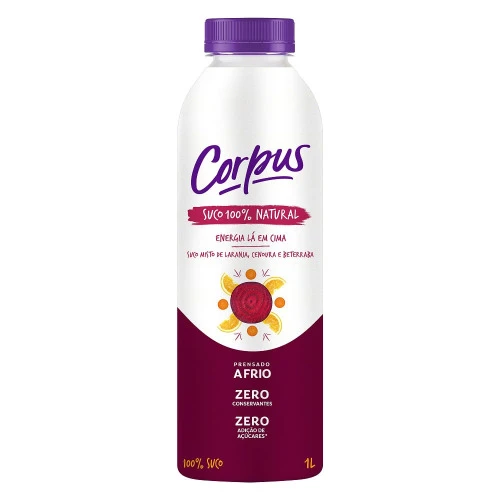 SUCO PRONTO CORPUS 1L CENOURA LARANJA BETERRABA