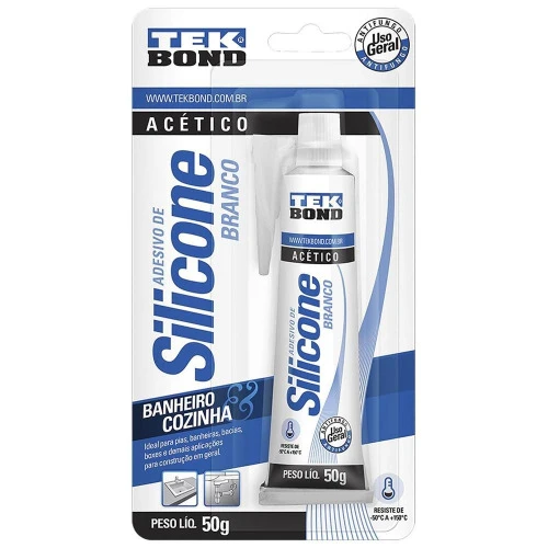 SILICONE ACÉTICO USO GERAL 50G BRANCO