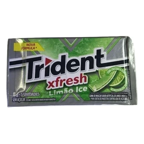 CHICLETE TRIDENT LIMÃO ICE 21UN TRIDENT