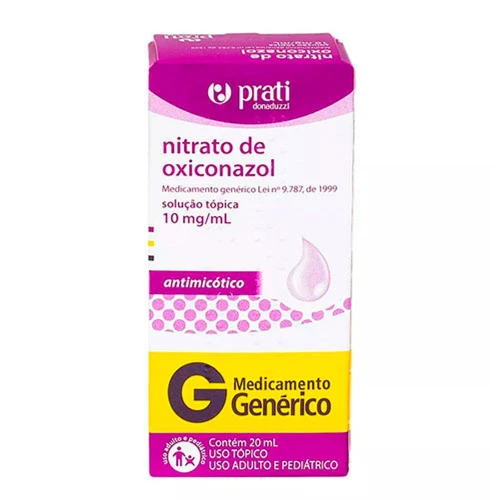 NITRATO DE OXICONAZOL 10MG ML GENÉRICO GOTAS PRATI DONADUZZI 20ML