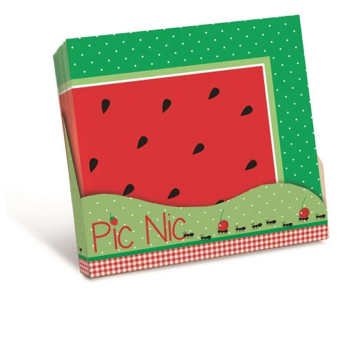 GUARDANAPO CROMUS 25X25CM PIC NIC