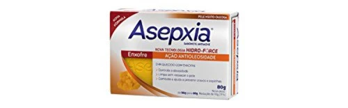 SABONETE EM BARRA ENXOFRE ASEPXIA CAIXA 90G