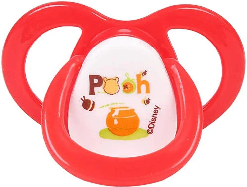 CHUPETA VENT II SILICONE 1 UNIDAD DECORADA BLISTER DISNEY BABY GO VERMELHO