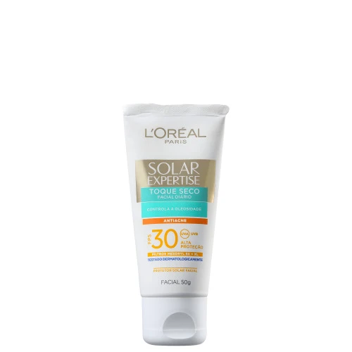 PROTETOR SOLAR FACIAL ANTIACNE FPS 30 LORÉAL PARIS