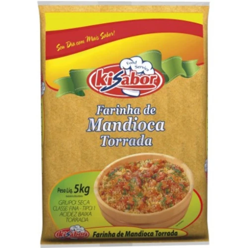 FARINHA DE MANDIOCA TORRADA KISABOR 5KG