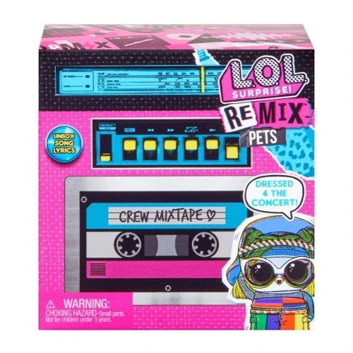 MINI FIGURA - LOL SURPRISE - REMIX HAIRFLIP PETS - CANDIDE