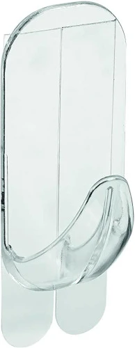 GANCHO RETANGULAR COM ADESIVO ORDENE BR CRISTAL