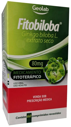FITOBILOBA 80 MG CAIXA COM 60 COMP REV