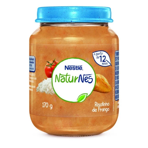 PAPINHA NATURNES NESTLÉ RISOTINHO DE FRANGO 170G