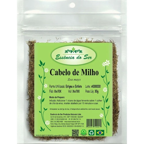 CABELO MILHO 10G ESSENCIA DO SER