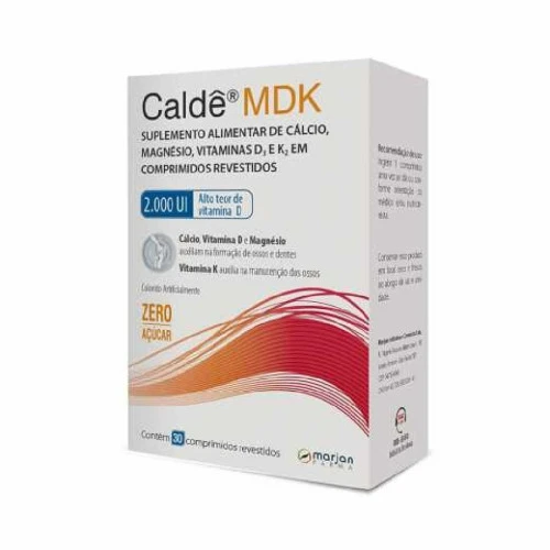 CALDÊ MDK 30 COMPRIMIDOS 2000UI