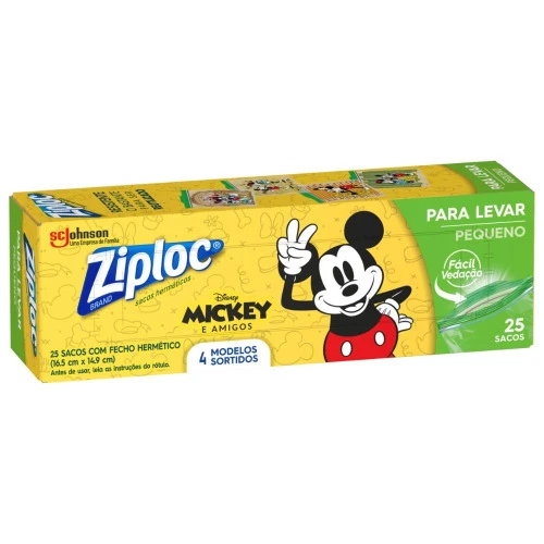 SACO ZIPLOC MICKEY