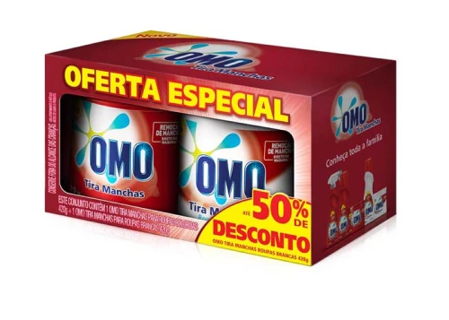 TIRA MANCHAS OMO COM 2 COM 50 DE DESC