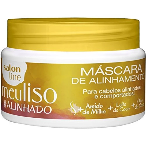 LINHA TRATAMENTO MEU LISO SALON LINE MASCARA DE ALINHAMENTO ALINHADO 300 GR SALON LINE TREATMENT MY