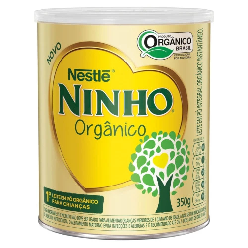 LEITE EM PÓ INTEGRAL NINHO ORGÂNICO 350G