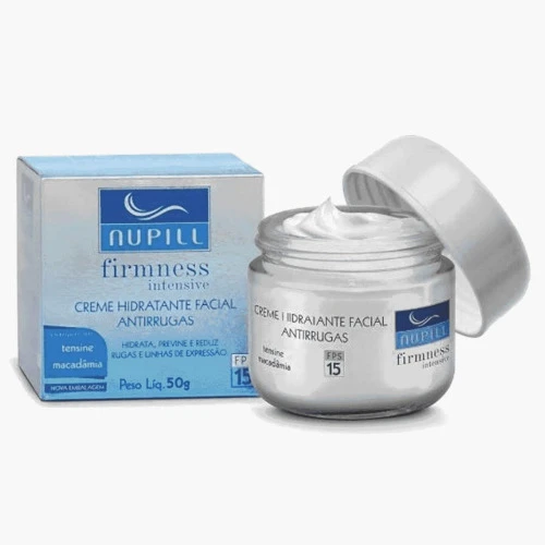 CREME HIDRATANTE FACIAL ANTIRRUGAS NUPILL FIRMENESS INTENSIVE FPS15 50G