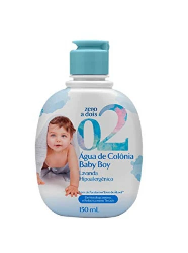 ÁGUA COLONIA ZERO A DOIS 150ML LAVANDA