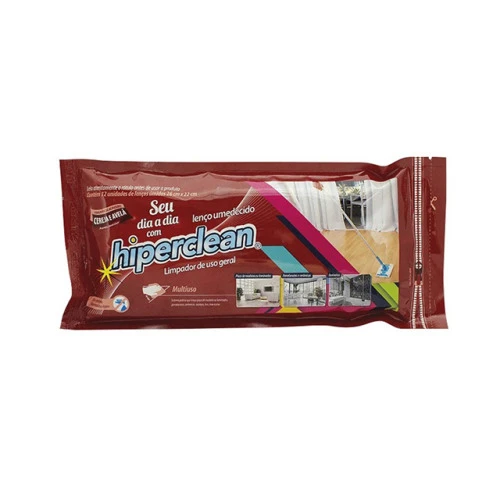 LENÇO UMIDECIDO HIPERCLEAN CEREJA E AVELÃ