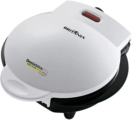 OMELETEIRA DUO PLUS BRO2 PREPARA 2 OMELETES BRANCO 110V BRITÂNIA