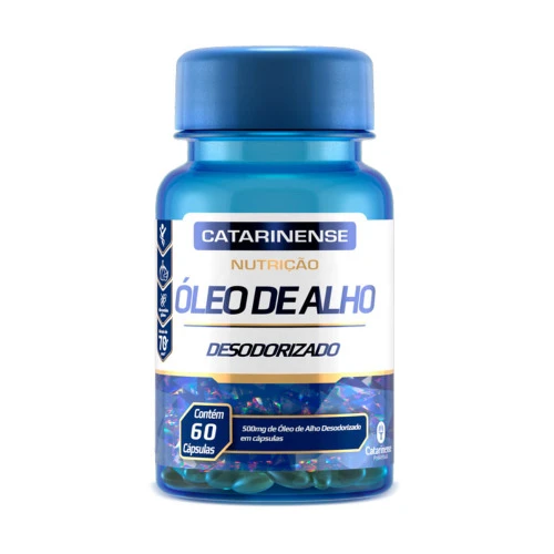 ÓLEO DE ALHO DESODORIZADO CATARINENSE DE MARTIN 60 CÁPSULAS