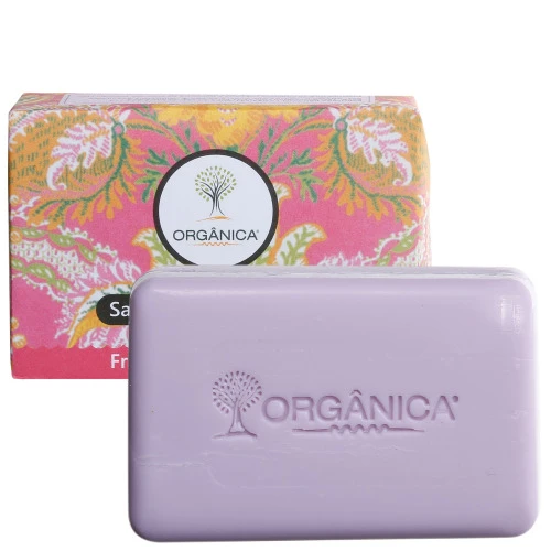 SABONETE ORGÂNICA FRAMBOESA E ORQUÍDEA 90G