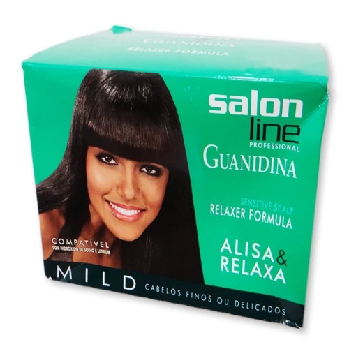 RELAXAMENTO SALON LINE KIT GUANIDINA PARA CABELOS FINOS