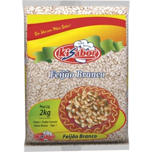 FEIJÃO BRANCO KISABOR 2KG