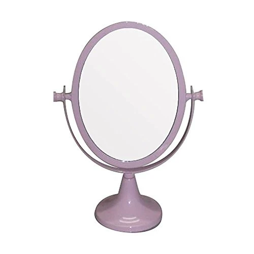 ESPELHO MESA METAL URBAN ROMANTIC OVAL PINK