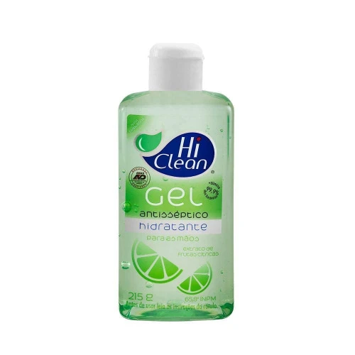 GEL ANTISSÉPTICO HI CLEAN EXTRATO DE FRUTAS CITRICAS 215G