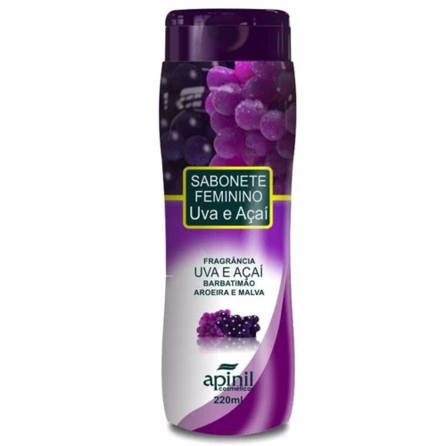 SABONETE INTIMO 220ML UVA E AÇAÍ APINIL