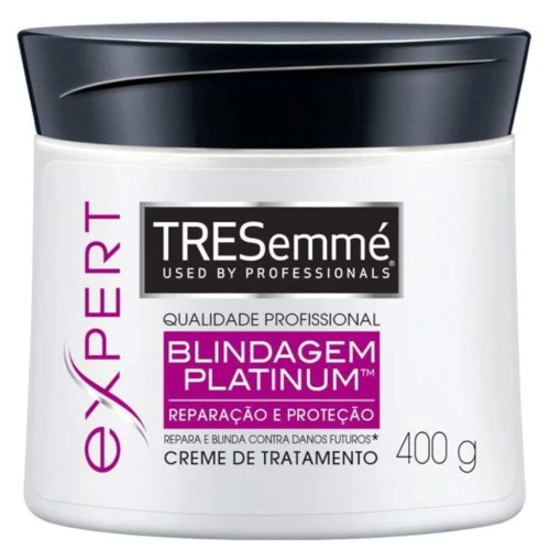 TRESEMMÉ CREME DE TRATAMENTO BLINDAGEM PLATINUM 400 G