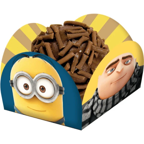 PORTA FORMINHA MINIONS COM 40