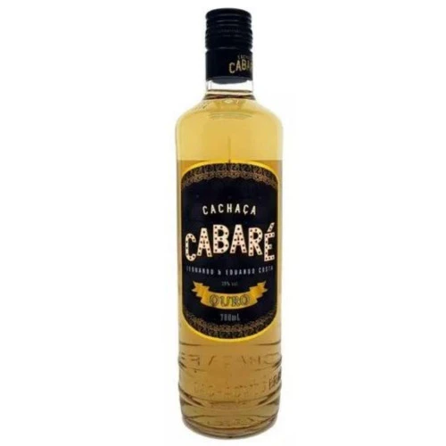 CACHAÇA CABARÉ OURO GARRAFA 700ML