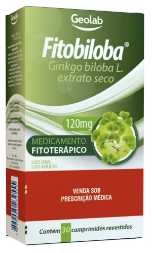 FITOBILOBA 120 MG COM 30 CPR