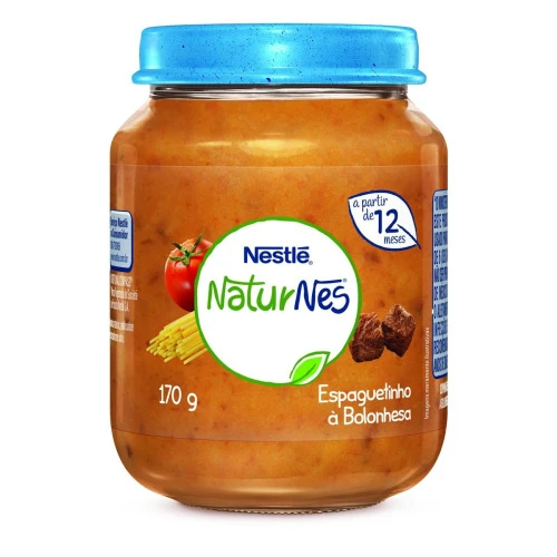 PAPINHA NATURNES NESTLÉ ESPAGUETE À BOLONHESA 170G