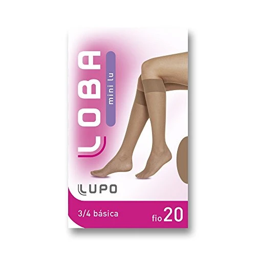 MEIA LUPO MINI LU 3 4 REF: 5510 COR: PÓ DE ARROZ