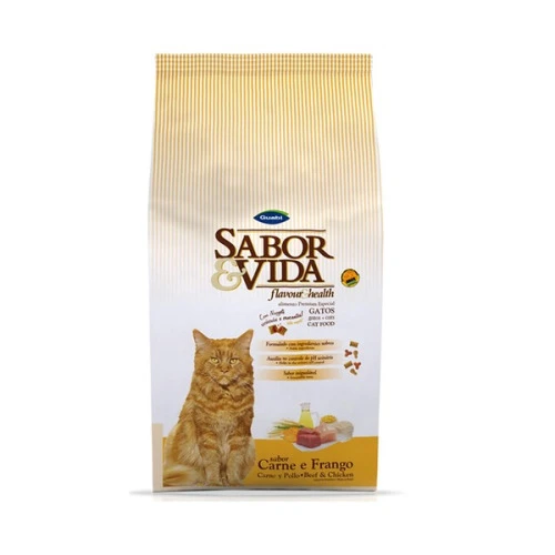 SABOR E VIDA PACOTE CARNE E FRANGO ADULTOS