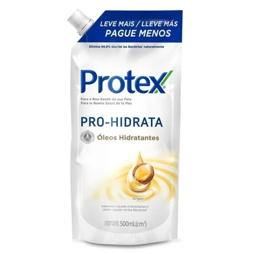 SABONETE LÍQUIDO PROTEX PRO HIDRATA ARGAN 500ML REFIL