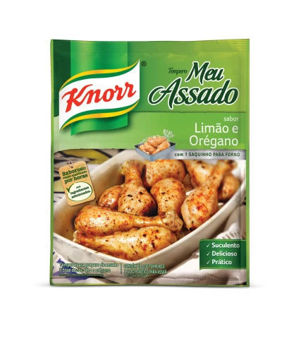 TEMPERO KNORR MEU ASSADO LIMÃO E ORÉGANO 25G