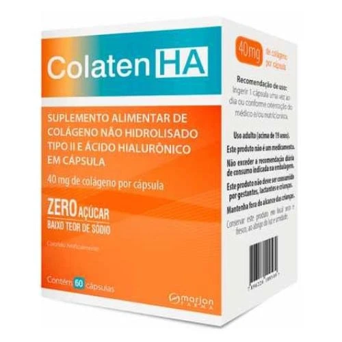 SUPLEMENTO ALIMENTAR COLATEN HA 60 CÁPSULAS