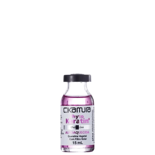 SUPERDOSE AUTOAQUECIDA PHYTOKERATIN EFEITO LISO C KAMURA 15 ML