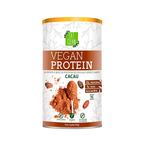 VEGAN PROTEIN CACAU EAT CLEAN 450G