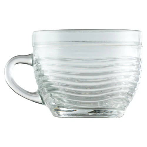 XÍCARA DE CHÁ TRANSPARENTE VIDRO WHEATON CRYSTAL