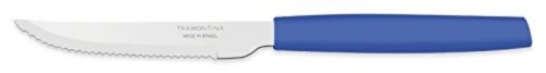 TRAMONT FACA PARA CHURRASCO INOX 5 MUNIQUE AZUL
