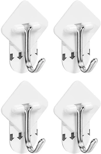 GANCHO MULTIUSO COM ADESIVO ORDENE BR BRANCO